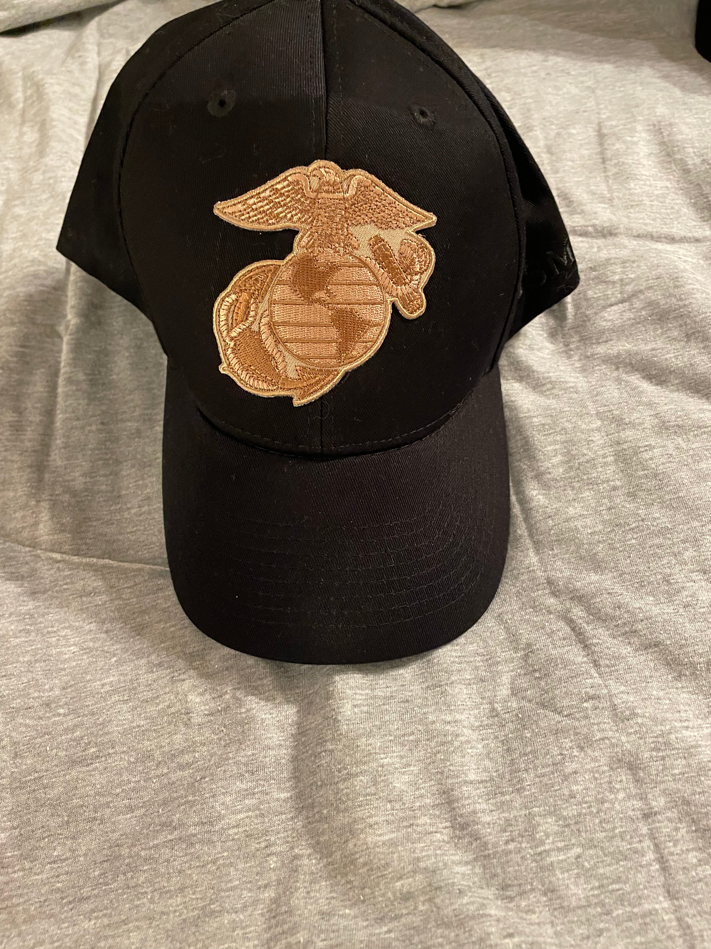 Tan Marines Logo Hat